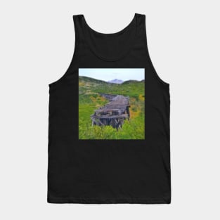 Abandoned Railroad Tracks Tank Top